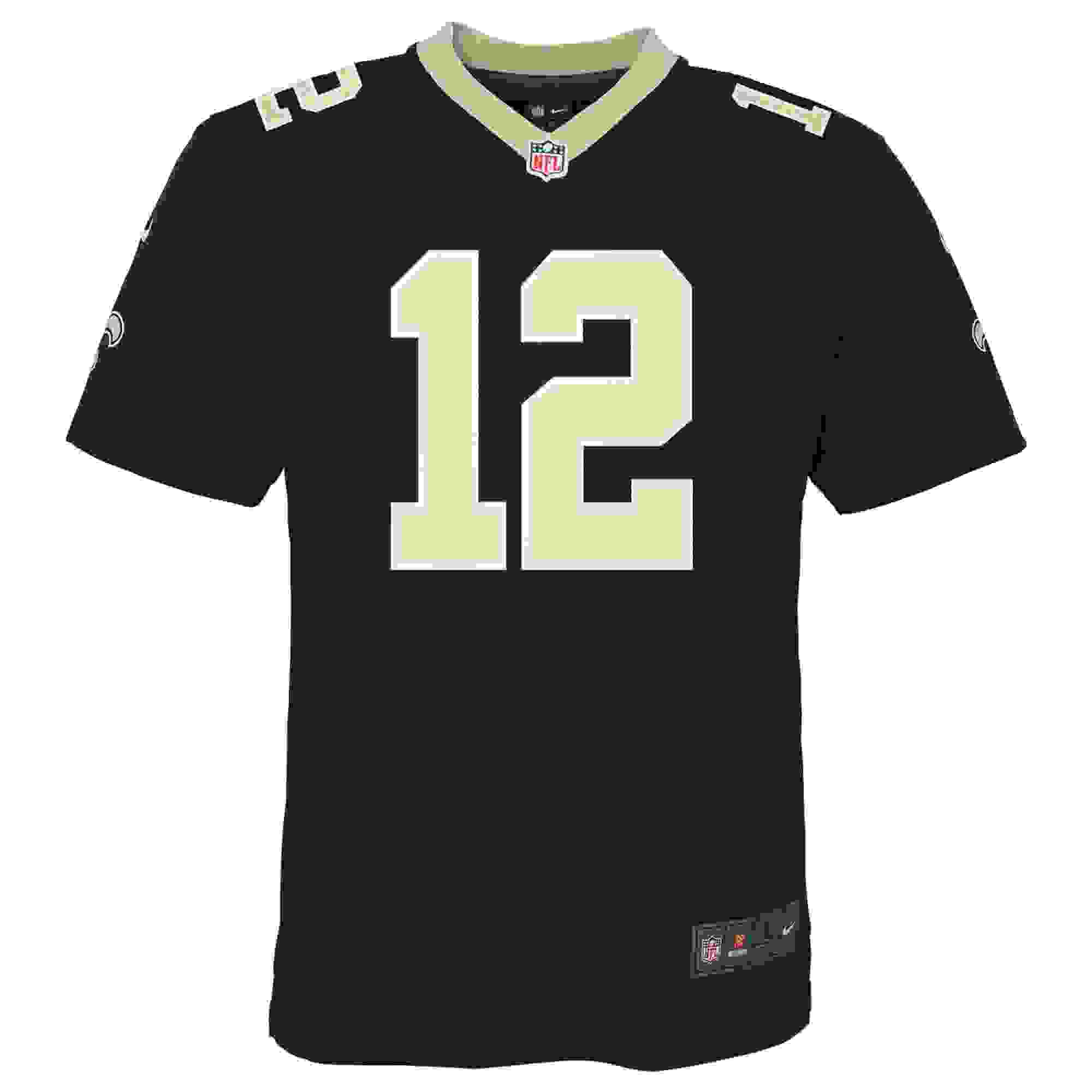 Nike New Orleans Saints '24 Chris Olave Game Big Kids' Black Jersey
